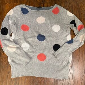 Gray Polka Dot Sweater